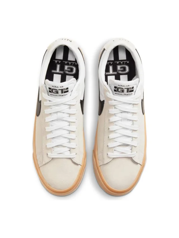 Nike SB Zoom Blazer Low Pro GT Shoes - White/Black/White/White - 11.5