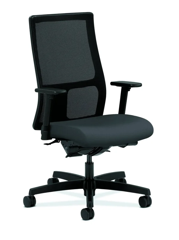 HON Ignition Mid-Back Mesh Task Chair, Synchro-Tilt, Back Angle