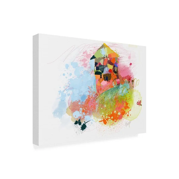 Trademark Art Niya Christin 'Happy House' Canvas Art