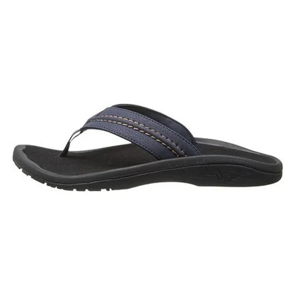 Olukai Men's Hokua - 7, Trench Blue/Black