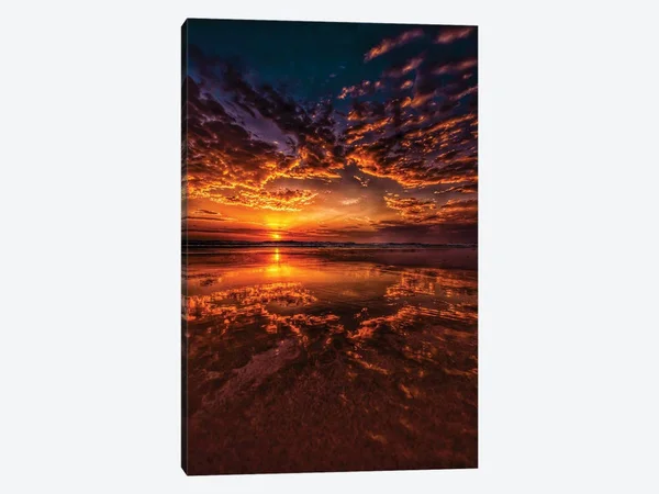 Ben Mulder Canvas Art Prints - Sunrise Delight ( scenic & landscapes > Sky > sunrises & Sunsets > Beach sunr