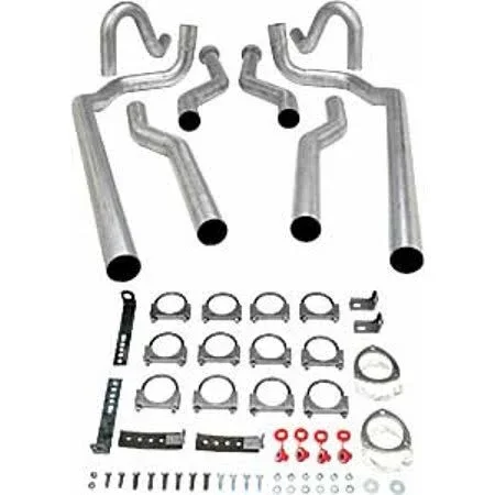 JEGS 30555 Header-Back Dual 3x22 Exhaust Kit