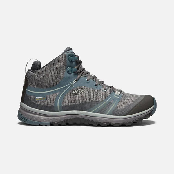 Keen Women's Terradora Mid Waterproof Boot - 6 - Stormy Weather, Wrought Iron