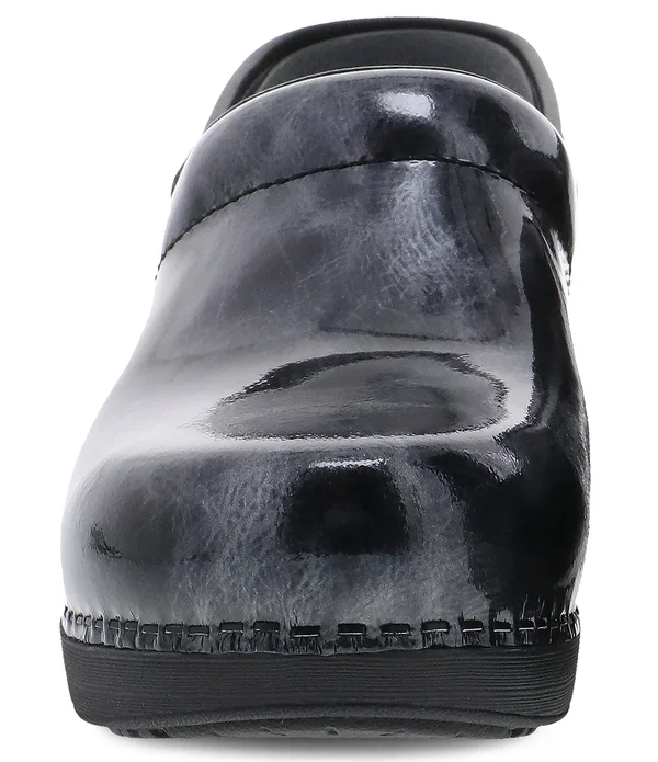 Dansko Women's XP 2.0 Pewter Marbled Patent Clogs 41