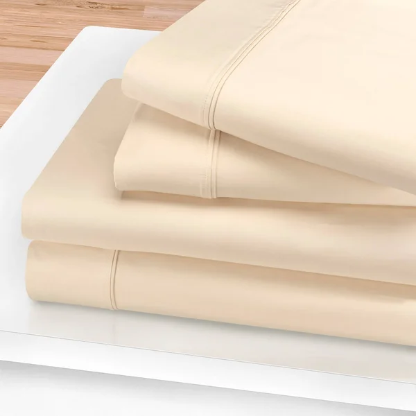 Superior Premium 1200 Thread Count Egyptian Cotton Sheet Set, Ivory