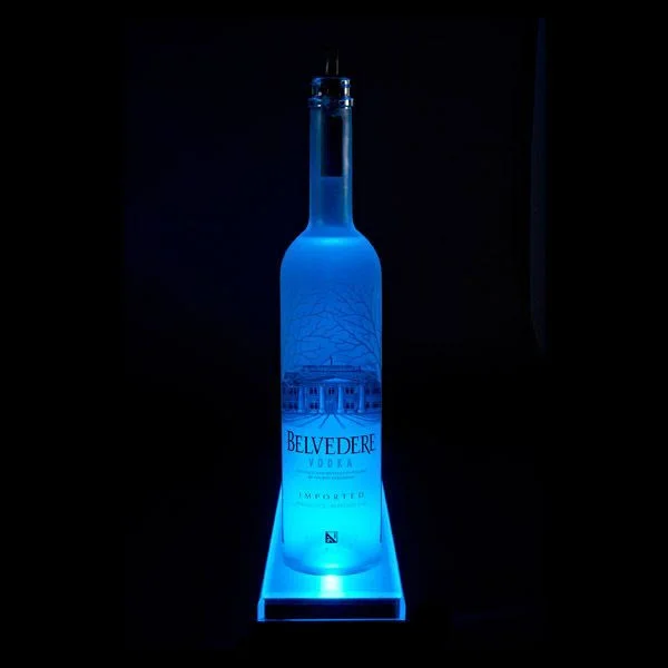 LED Lighted Liquor Bottle Display Rail - 5'L