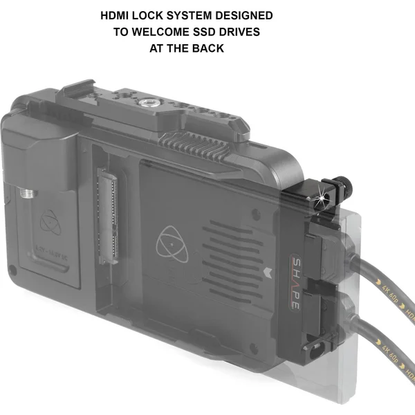 Shape HDMI Lock System for Atomos Ninja V 5x22 Monitor Recorder