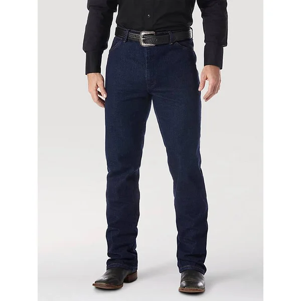 Wrangler Men's Cowboy Cut Regular Fit Stretch Jeans - Navy
