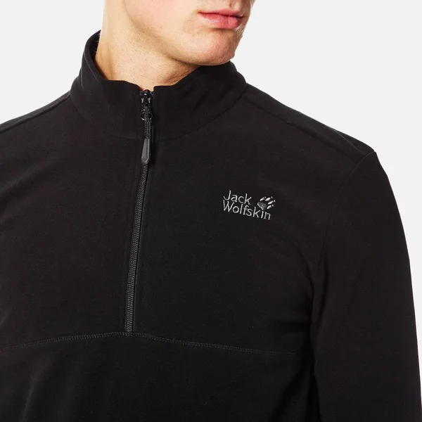 Jack Wolfskin Mens Gecko Fleece Black XXL