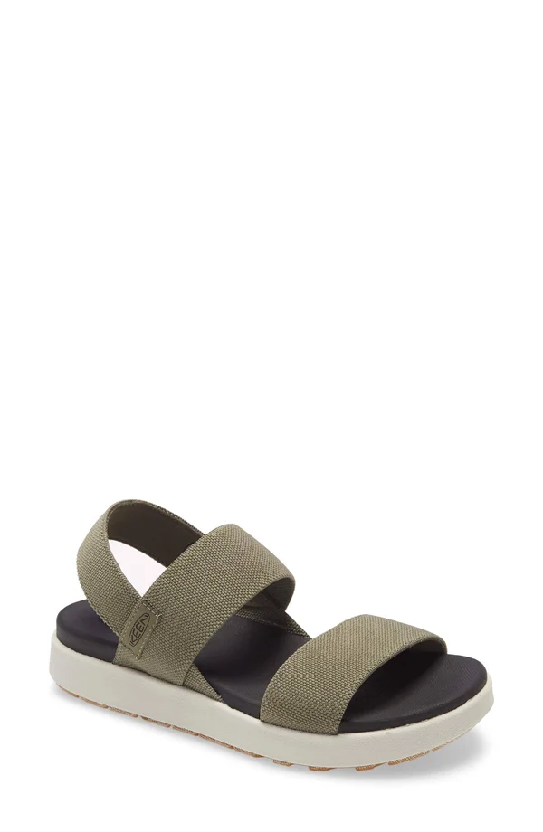 Keen Elle Backstrap 7.5, Dusty Olive (Women's)