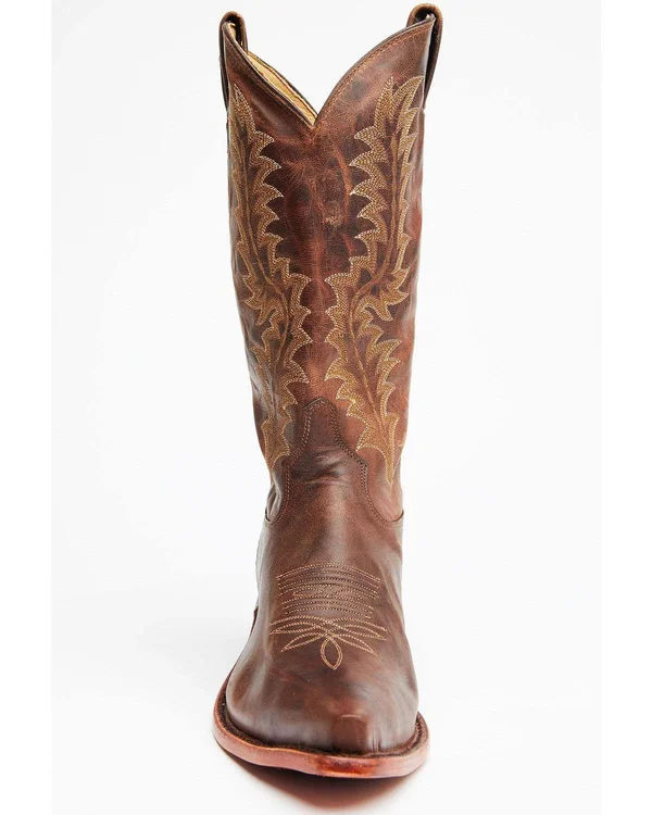 Tony Lama Men's Tan Saigets Worn Goat Boots