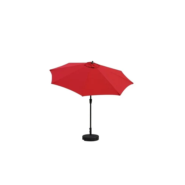 Bellini Home and Gardens 9 ft. Market Umbrella with Windvent and Auto Tilt, Blue