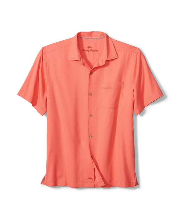 Tommy Bahama Catalina Stretch Twill Short-Sleeve Woven Shirt - M