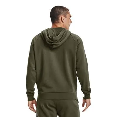 Under Armour Rival Cotton Full Zip Hoodie Green - 3XL