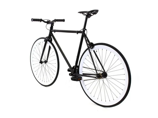 Golden Cycles Domino Fixie Single Speed City Bike Bicycle, GC-DMN 52 cm, Matte Black/White