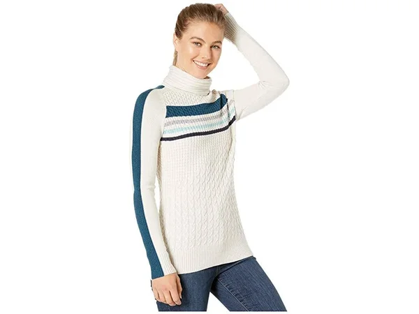 Smartwool Dacono Ski Sweater Women's - Moonbeam Heather, S