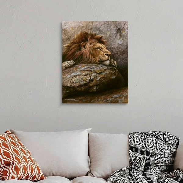Lion Male 2, Canvas Wall Art, 24x30, Great Big Canvas