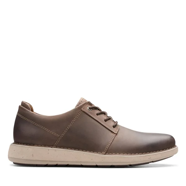 Men's Clarks Un Larvik Lace Oxford - Size: 7, Brown