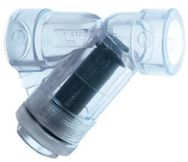 Hayward YS00050S Y-Strainer - 1/2 in, Socket, Clear PVC