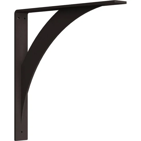 Ekena Millwork 2x22W x 16x22D x 16x22H Legacy Steel Bracket Hammered Brown