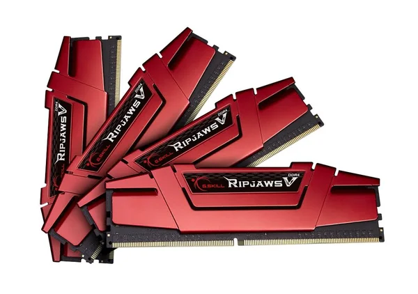 64GB G.SKILL DDR4 PC4-19200 2400MHz Ripjaws V for Intel Z170 - X99 CL15 Quad Channel Kit (4x16GB)