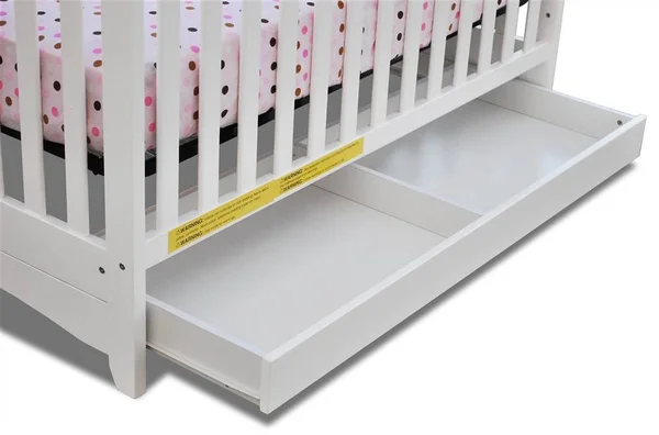 Athena Jeanie 3 in 1 Convertible Crib in White