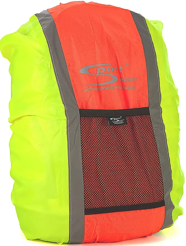 Sport Direct Srer10 Hi-Vis Reflective Rucksack Cover Yellow/Orange