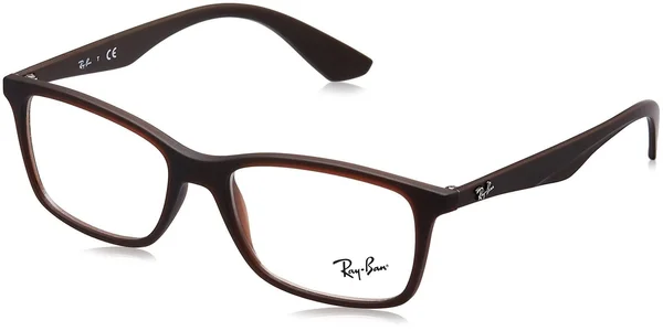 Ray Ban RX7047 Eyeglasses - 5451 Matte Trasp Brown