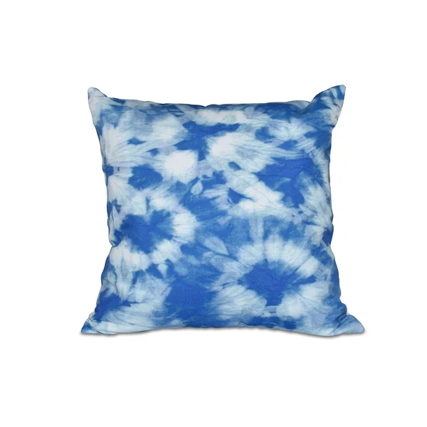Contemporary Home Living 16x22 Blue Square Decorative Outdoor Throw Pillow with Chillax Design - Down Alternative Filler
