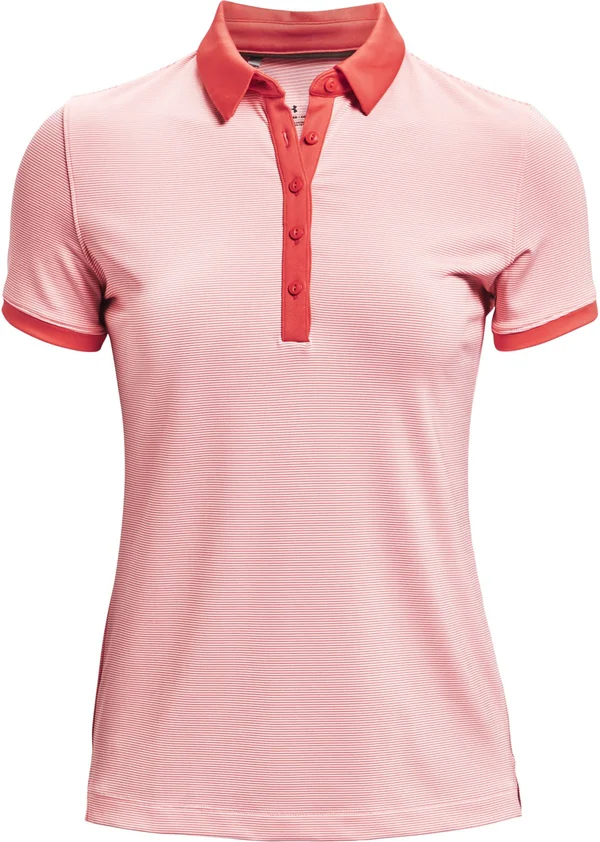 Under Armour Women's Zinger Short Sleeve Polo - Pink, Xs