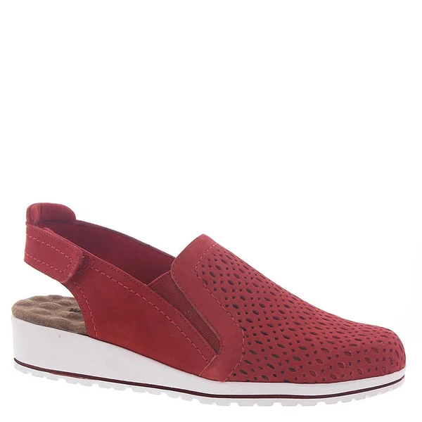 Walking Cradles Faulkner - Womens 10 Red Slip on N