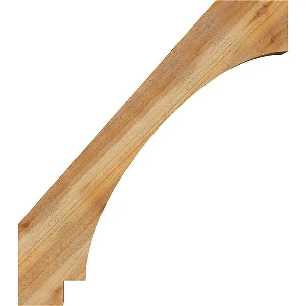 6x22W x 30x22D x 34x22H Imperial Rough Sawn Brace - Western Red Cedar