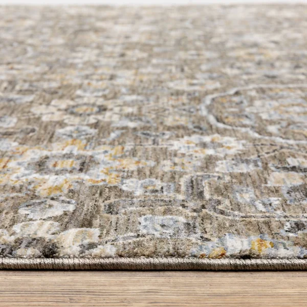 Oriental Weavers 6&7x22 x 9&6x22 Grey Maharaja 532D Area Rug