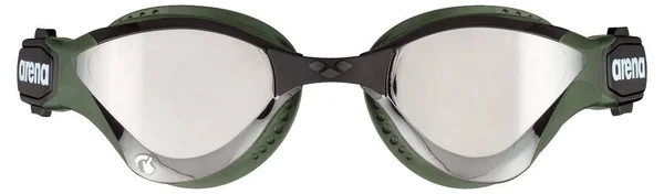 Arena Cobra Tri Swipe Mirror Goggles Silver Army