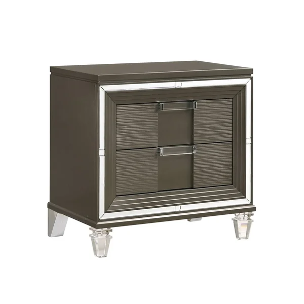 Picket House Furnishings Charlotte 2 Drawer Nightstand with USB