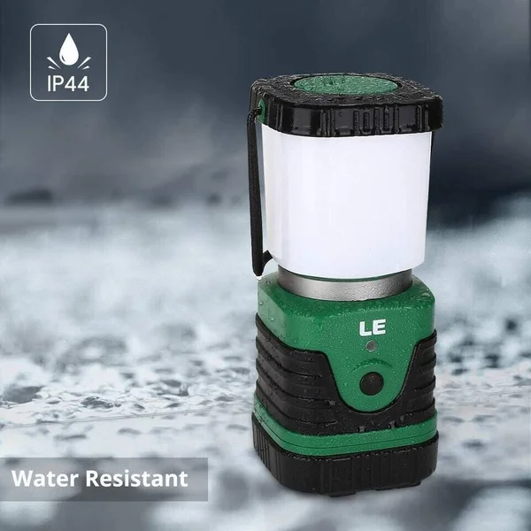 Le LED Camping Lantern Rechargeable, 1000lm, 4 Light Modes, 4400mAh Power Bank, IP44 Waterproof, Perfect Lantern Flashlight for