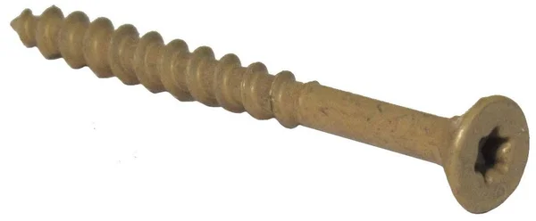 Grip Rite P312STTBK #10 x 3-1/2x22ch Exterior Star Drive Screws - Tan 25 lb Bucket