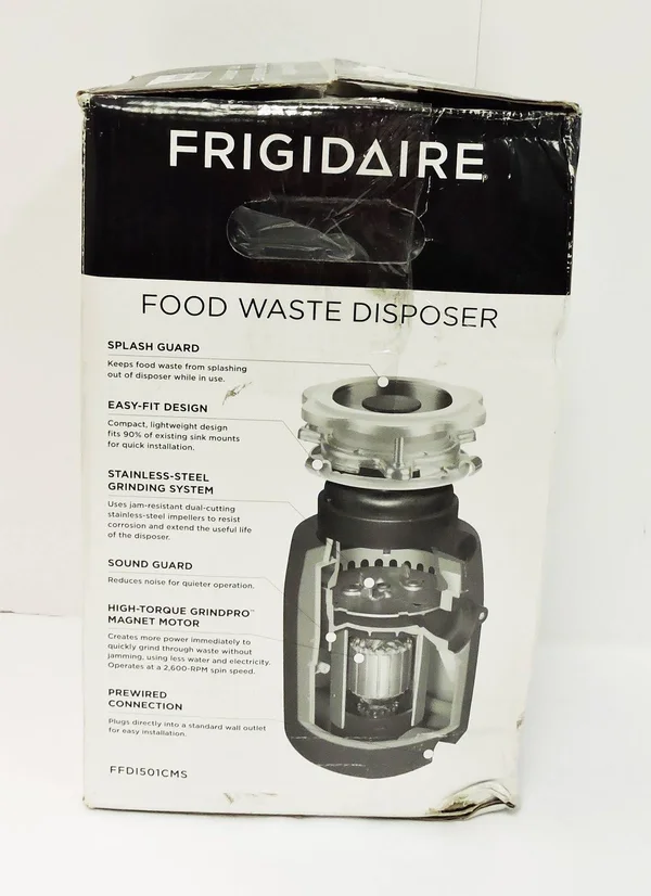 Frigidaire FFDI501CMS 1/2 HP Waste Disposer
