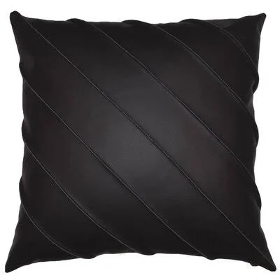 Briar Cal Pillow Cover & Insert Square Feathers Chocolate 26x22 x 26x22