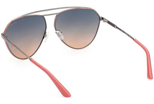 Guess GU7783 Sunglasses - 08b Shiny Gunmetal, Gradient Smoke
