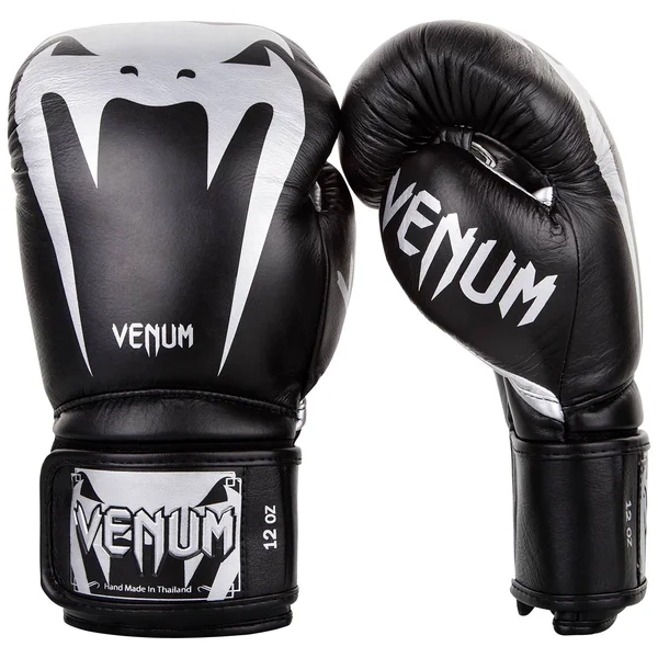 Venum Giant 3.0 Boxing Gloves - Black, Silver