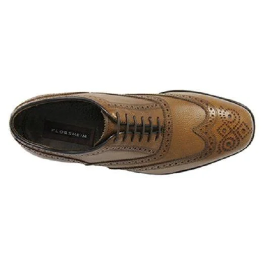 Florsheim Mens Lexington Wing Cognac Oxford - 9 D