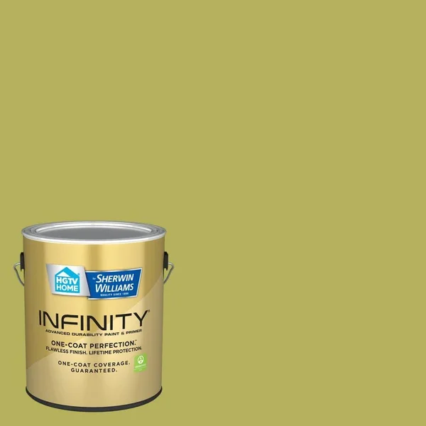 HGTV Home by Sherwin-Williams Infinity Flat Parakeet HGSW1243 Interior Paint 1-Gallon - HGSW1243-535101