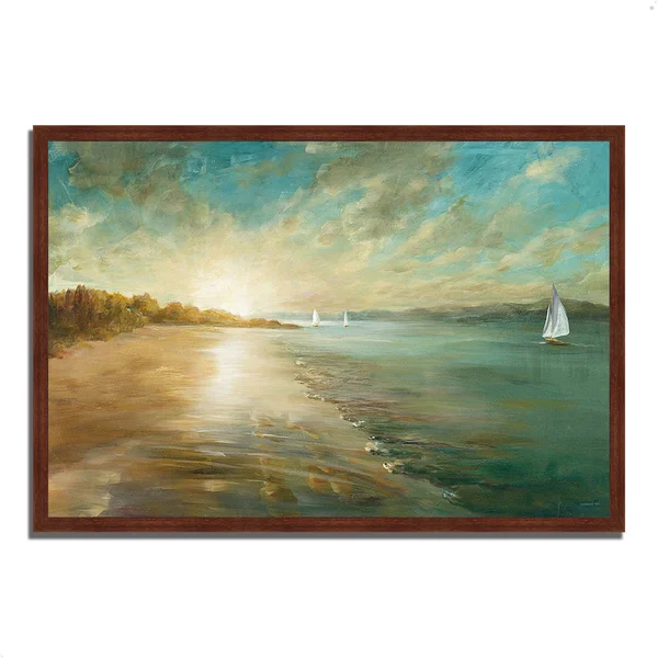 Coastal Glow by Danhui NaiFramed Painting Print Framed Painting Print