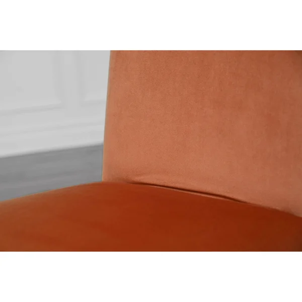 Abbyson Bristol Velvet Dining Chair - Orange