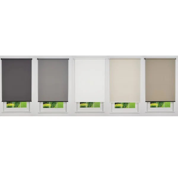 Linen Avenue Cordless Blackout Roller Shade, Taupe 30 W x 78 H