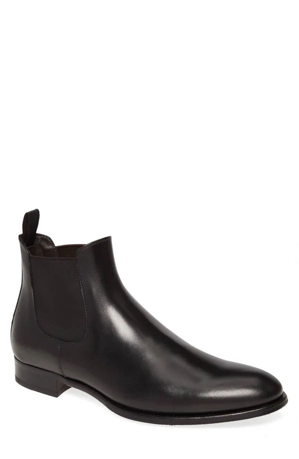 to Boot New York Men's Shelby Leather Chelsea Boots - Black - Size 11.5
