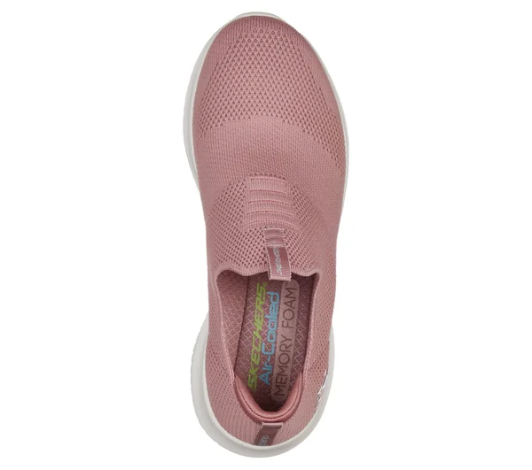 Skechers Women's Ultra Flex First Take Slip on Sneaker - Mauve