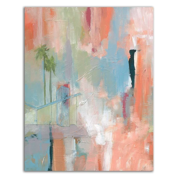 16x22 x 12x22 Desert Living 2 by Jan Weiss Print on Canvas