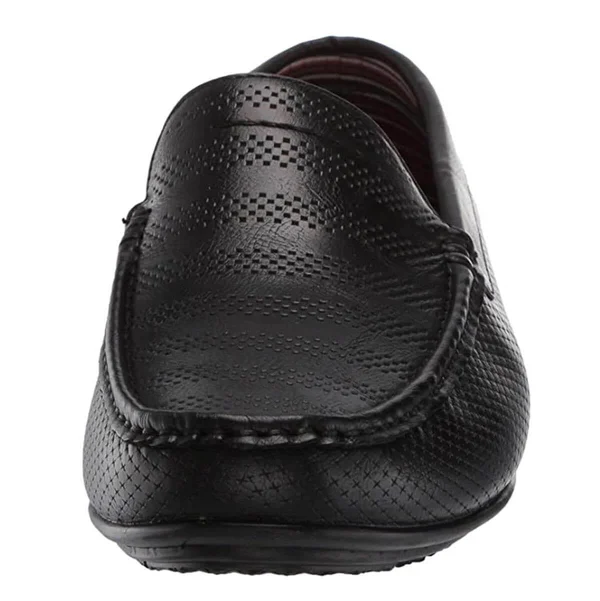 Men's Stacy Adams Cirrus Moc Toe Slip On - Size: 10.5, Black